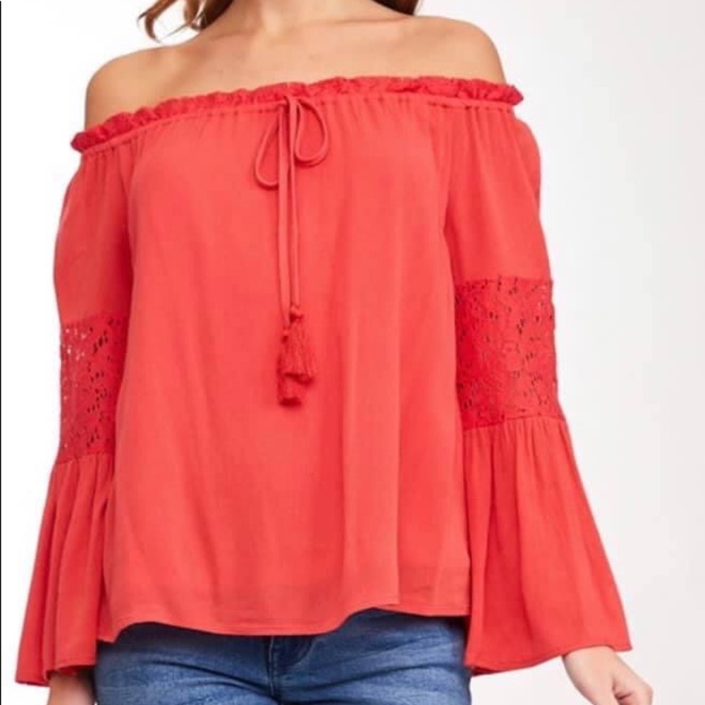 Like-New, L Love Brand, Boutique, Off-Shoulder Top